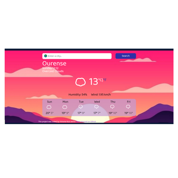 Weather App preview